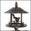 Cuvette de jardin pour oiseaux 3 en 1 Outsunny avec mangeoire à oiseaux, grand bassin et pot à fleurs