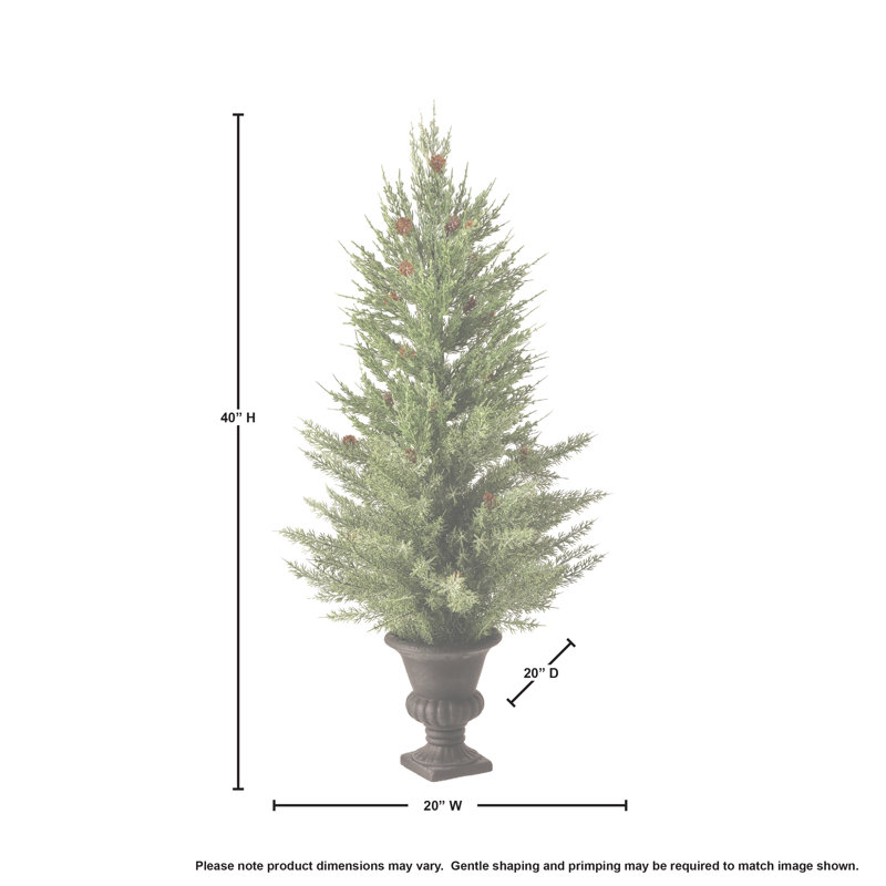 Mini épinette en pot 40 po UV