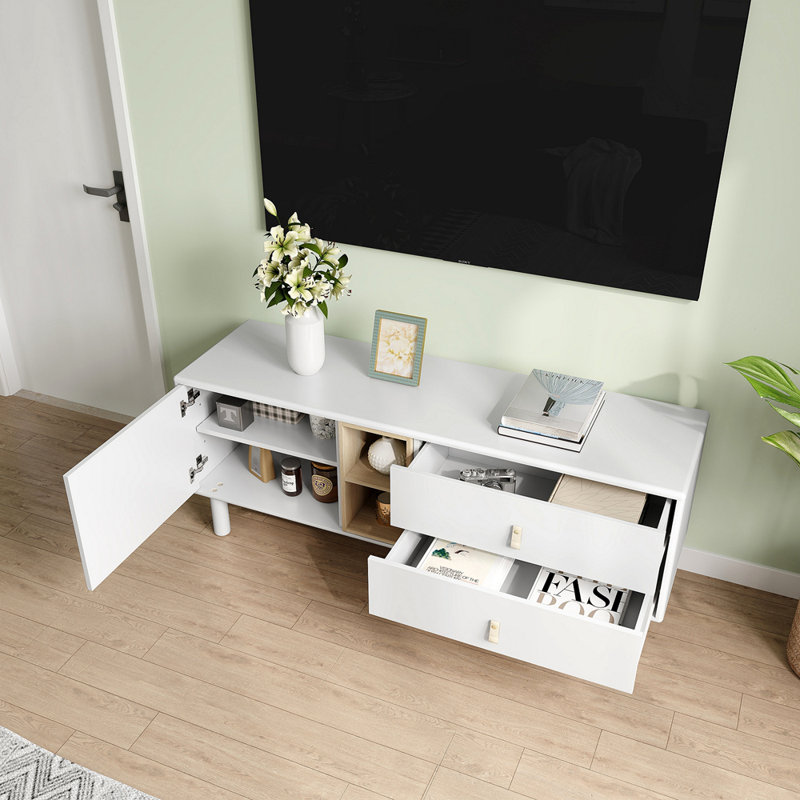 Armoire à tiroirs avec porte, armoire de rangement, armoire à tiroirs, armoire à télévision multifonctionnelle
