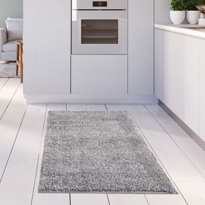 Myshaggy Collection Rugs Solid Design in Grey
