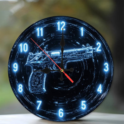 Pistolet sur cadran lumineux