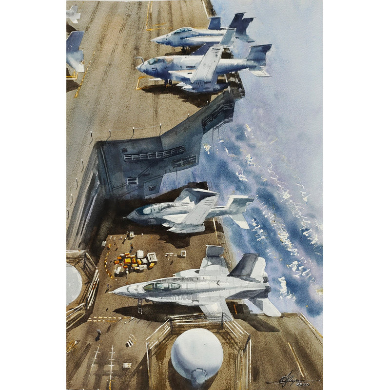 Indian Air Force Camp | Art esthétique | Achintya Hazra