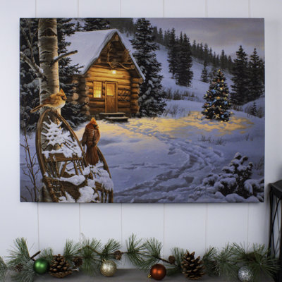 Winter 18x24 Fully Illuminated LED Wall Art