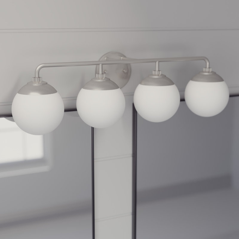 Hepburn - Light Dimmable Vanity Light, Brushed Nickel, 4