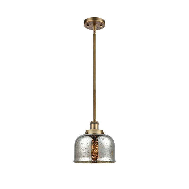 Brook 1 - Light Single Drop Pendant Pendant, Gold