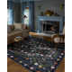 Canopy Black Area Rug