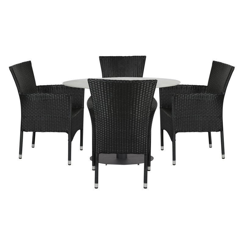 Round 4 - Person 110Cm Long Dining Set