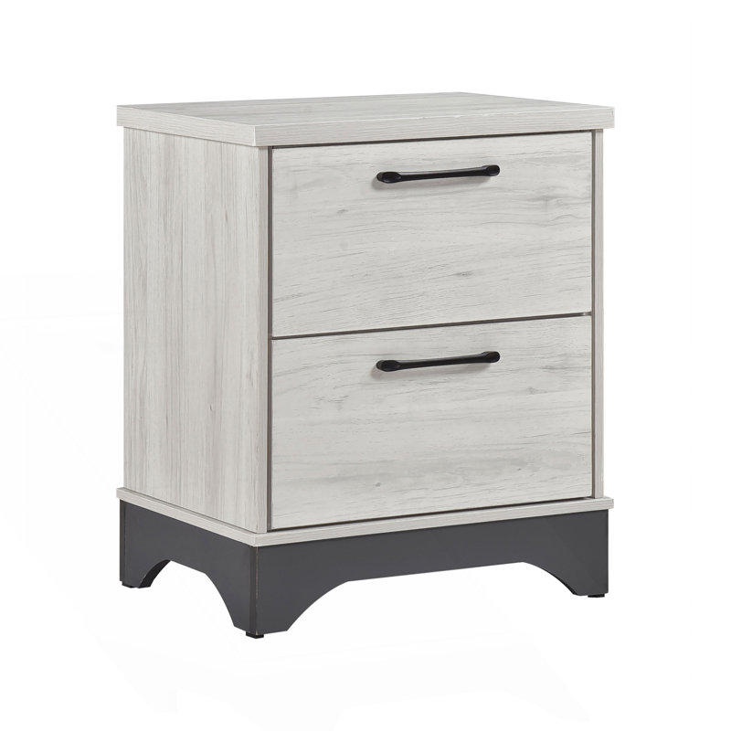 Table de chevet 2 tons Contemporary