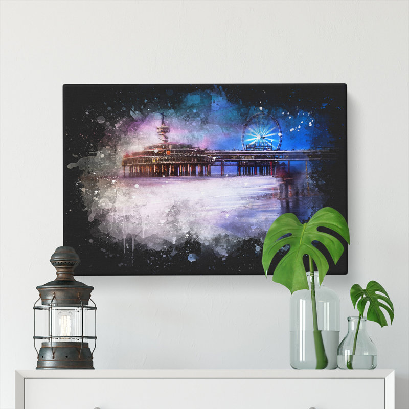 Beach In The Netherlands - Wrapped Canvas, 35cm H x 50cm W x 3cm D