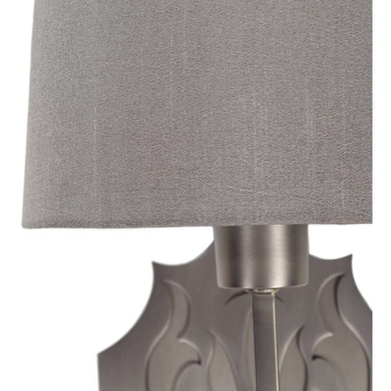 Appliquee à bras 1 lumières Parkhur, Gris foncé, Gris foncé