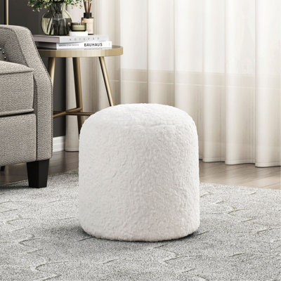 Pouf rembourré avec repose-pieds moderne, repose-pieds, repose-pieds antidérapant, fauteuil à billes, pouf assis 1 pièce （SEULEMENT OTTOMAN)