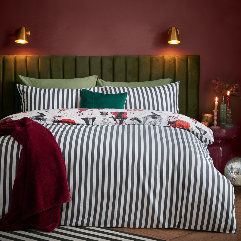 Trick Or Treat Abstract Duvet Cover Set, Super King Duvet Cover + 2 Pillowcases