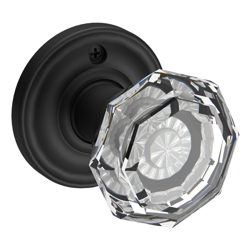 Crystal Door Knob with Baldwin Reserve Rosette