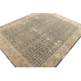 Distressed Homage Hand Knotted Wool Floral Area Rug