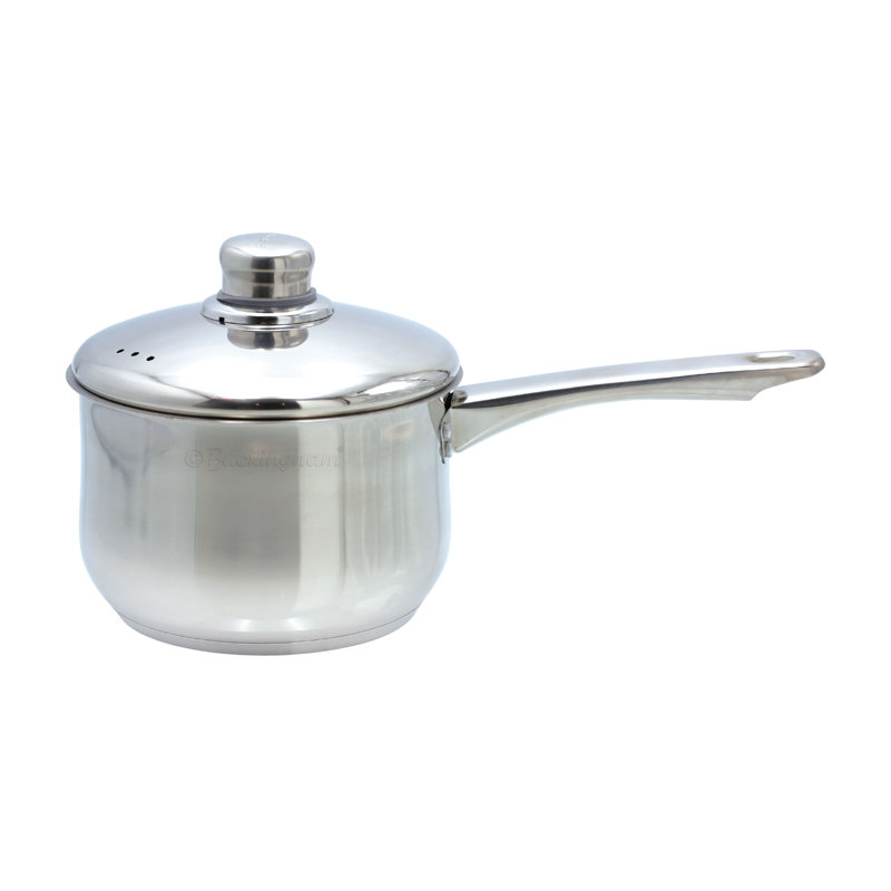 Buckingham Stainless Steel Saucepan Deep Induction 18 cm 2.8 Litres