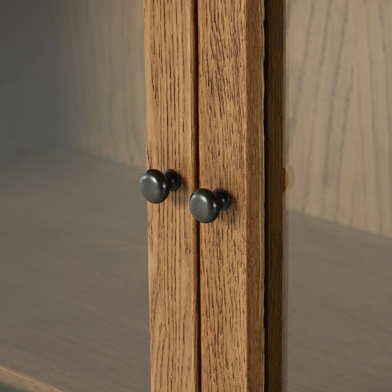 Millie China Cabinet, Drifted Oak