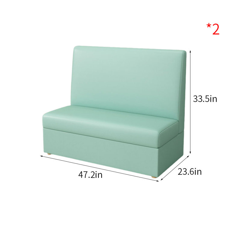 Banc rembourré en similicuir Simple Leisure