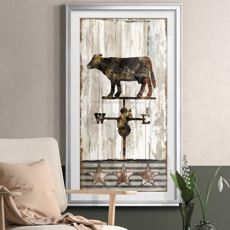 Le rapport quotidien - peinture encadrée, Argent, H 22,5 po x l 42,5 po x P 1,5 po