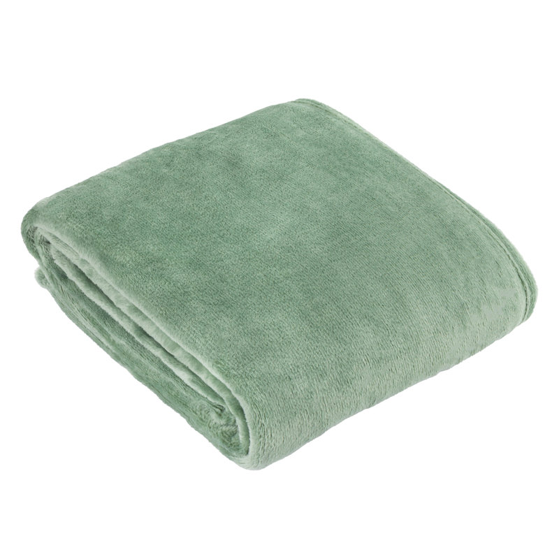 Harrow Furn Throw, Light Green