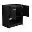 Meuble-lavabo 30 po avec lavabo en céramique, 2 portes à fermeture douce, meuble-lavabo autoportant, contreplaqué-788269687-788269681