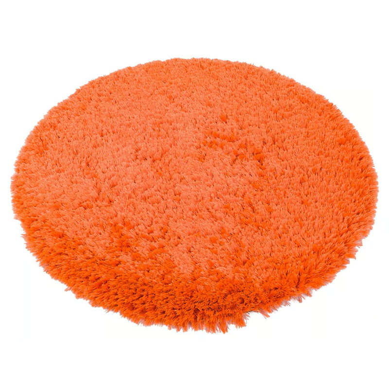 Tapis rond en coton Tulisia, Rond 4 pi 11 po
