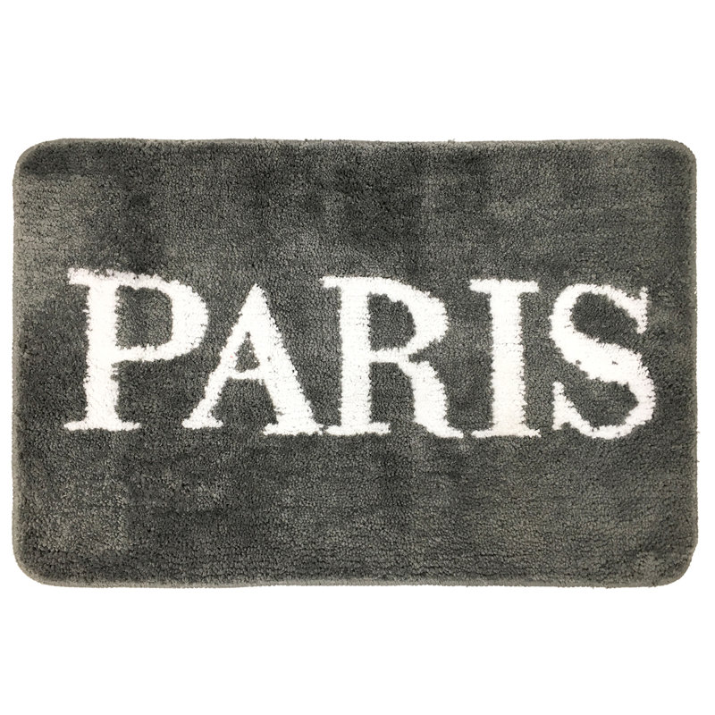 Tapis pour salle de bain Katniss Paris, Gris