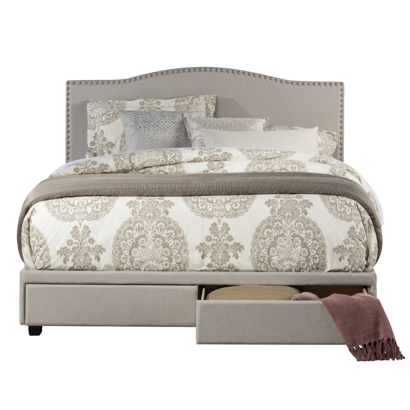 Vyron Upholstered Platform Storage Bed