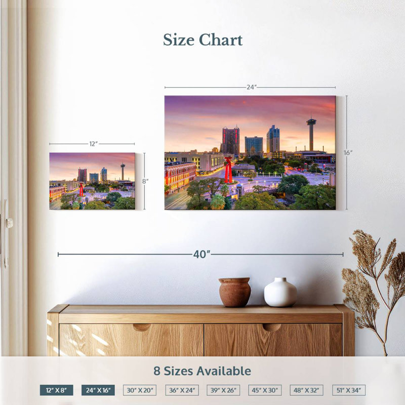 Tergel, San Antonio, Texas, H 16 po x l 24 po