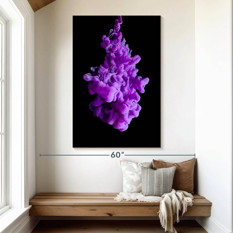 Senne Smoke Art, 51" H x 34" W