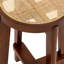 Dareau Stool with Solid Wood Frame-388497428-388497435