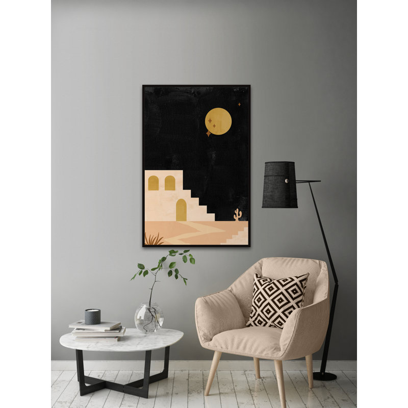 «Night Sky Over Desert», reproduction sur toile encadrée, H 30 po x l 20 po x P 1,5 po