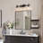 Traditional Bathroom Bedroom Vanity Light With Clear Glass Shade With Teardrop Design