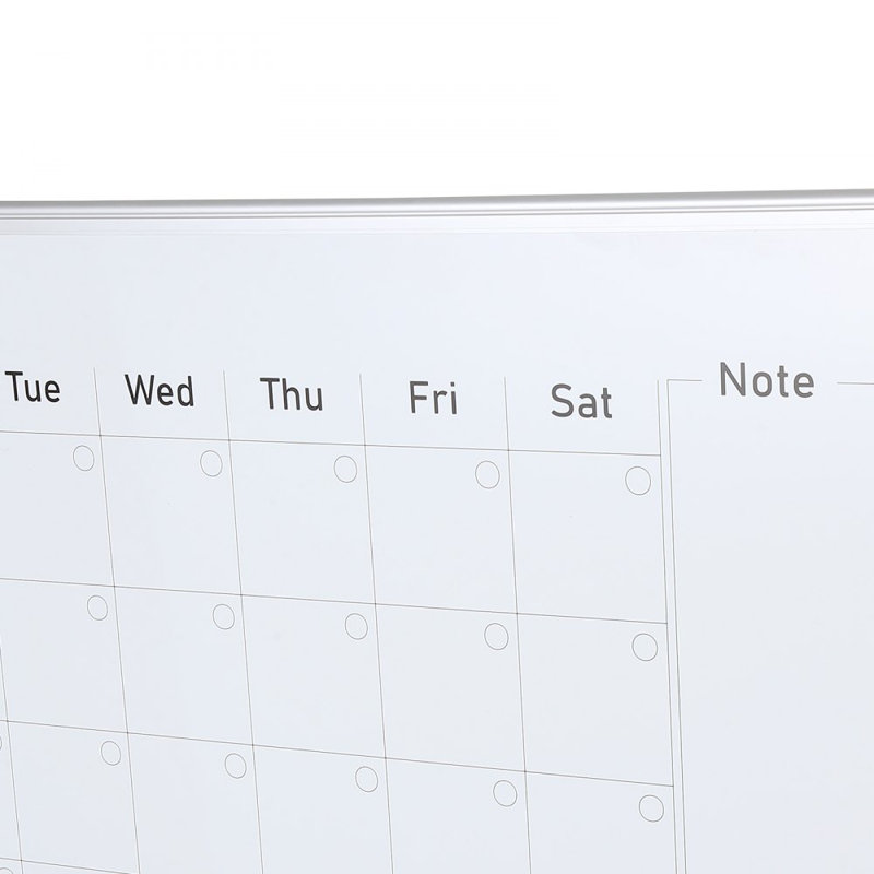 Wall Mounted Steel Reversible Magnetic Small 2' - 4' Framed Whiteboard