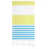 Turquoise / jaune