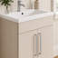 515mm Single Bathroom Vanity with Semi-Recessed Ceramic Basin-17437607