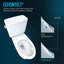 Drake® 1.6 GPF Elongated Two-Piece Toilet with Tornado Flush (Seat Included)-64839694