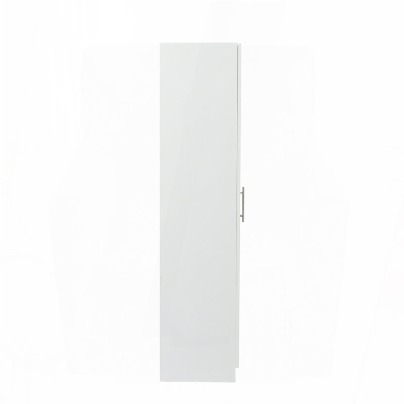 Armoire haute avec portes et tablettes