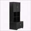Armoire de salle de bain autoportante polyvalente avec de multiples options de rangement et une fabrication durable-1945017429