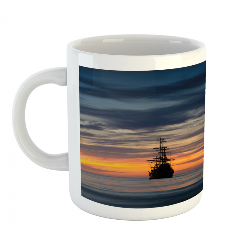 Tasse à café pour bateau pirate