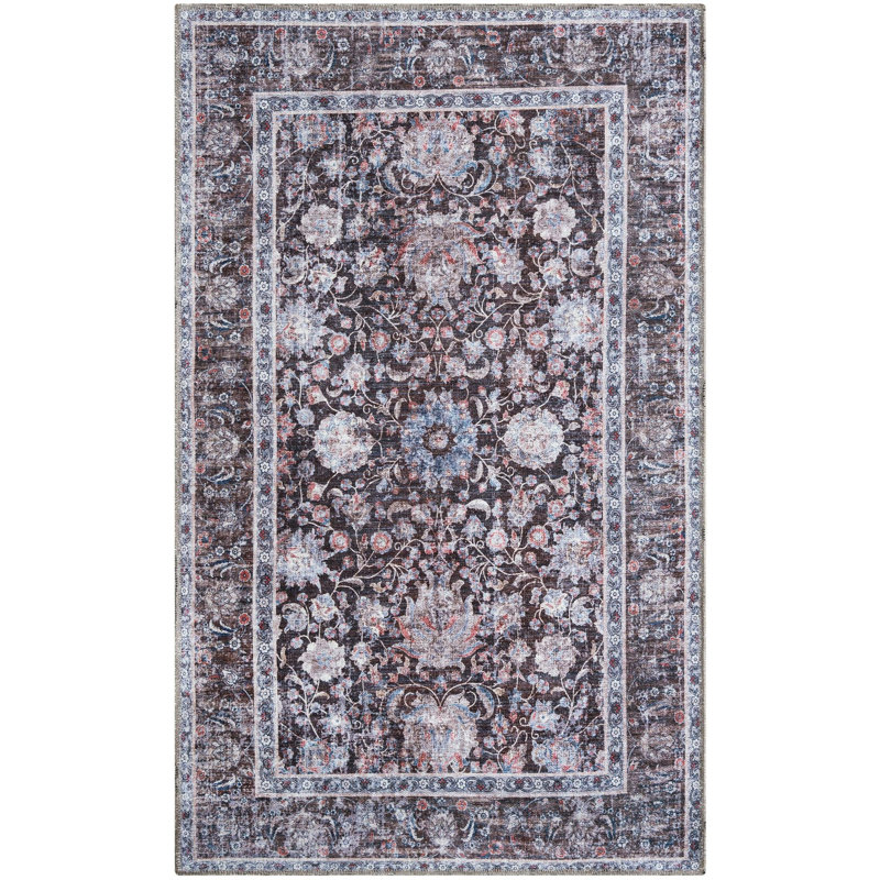 Tapis Samarth Thorine, Brun, Rectangle 3 pi 3 po x 5 pi 3 po
