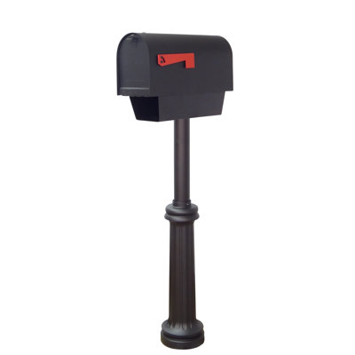 Titan Aluminum Post Mounted Mailbox