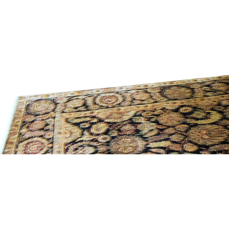 High-Quality Hand-Knotted Black Area Rug