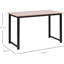 MDF Steel Writing Desk