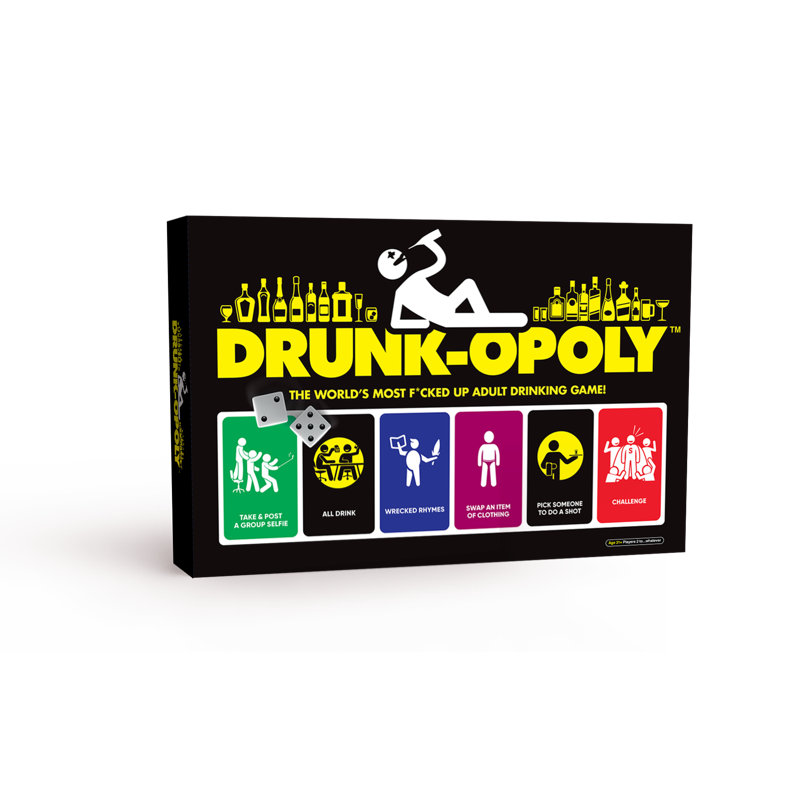 Imagination Games Drunk-opoly Adult Drinking Board Game & Reviews | Wayfair