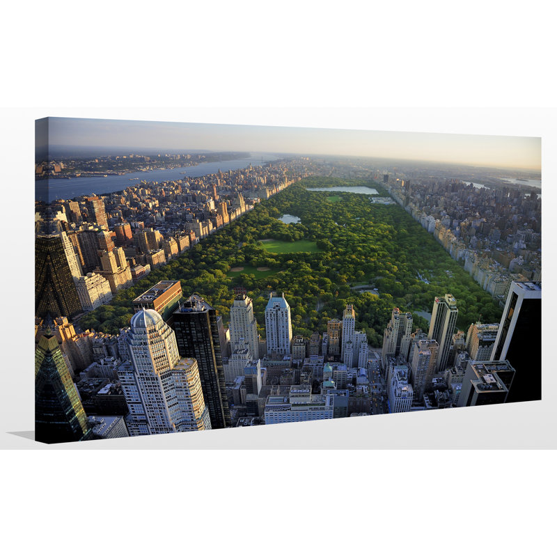 Central Park, New York - reproduction de photo, H 28 po x l 48 po x P 1,5 po