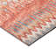 Tapis à chevrons tissé à la machine en rouge-437658352