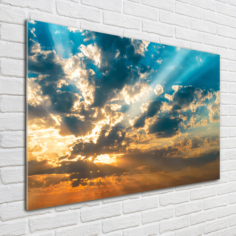 Sunset Sky - Unframed Art Prints on Glass