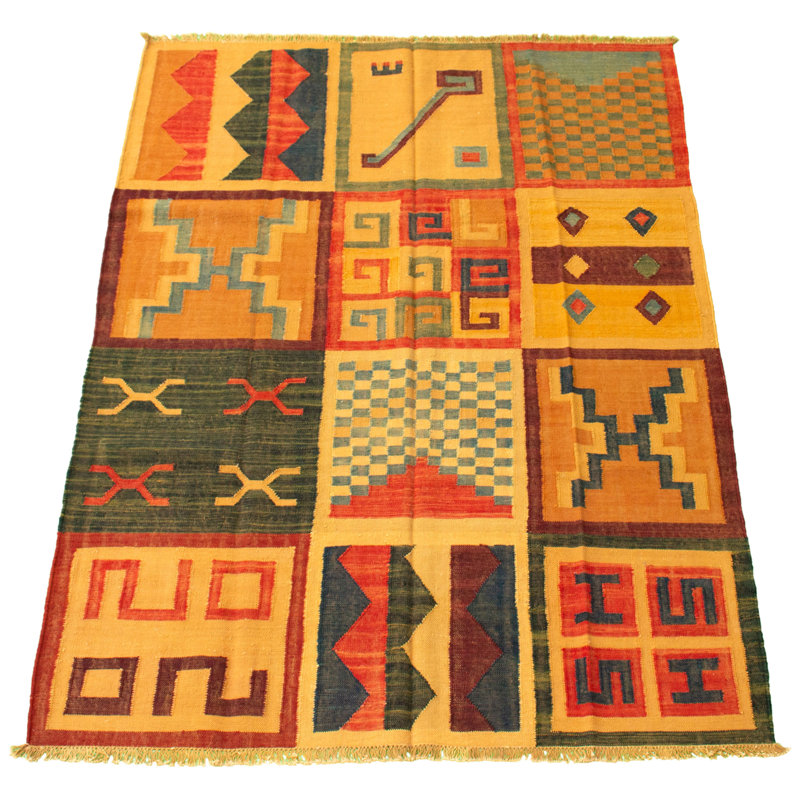 Wool Patchwork Indoor Rug