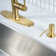 ARCORA Single Handle Pull Down Kitchen Faucet with Soap Dispenser and Deck Plate