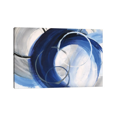 Indigo Rings - Framed Wall Art Print